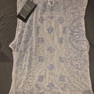 Rhude Bandana Blue/White Tank Size Large BNWT
